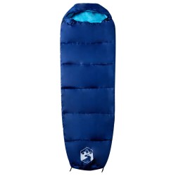 vidaXL Saco de dormir tipo momia de camping para adultos 3 estaciones