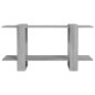 vidaXL Estantería madera contrachapada gris Sonoma 100x30x51 cm