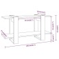 vidaXL Estantería madera contrachapada gris Sonoma 100x30x51 cm