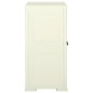 vidaXL Armario de plástico diseño madera Vanila Ice 79x43x85,5 cm