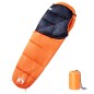 vidaXL Saco de dormir tipo momia de camping para adultos 3 estaciones vidaXL Saco de dormir tipo momia de camping para adultos 3 estaciones