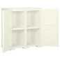vidaXL Armario de plástico diseño madera Vanila Ice 79x43x85,5 cm