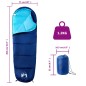 vidaXL Saco de dormir tipo momia de camping para adultos 3 estaciones vidaXL Saco de dormir tipo momia de camping para adultos 3 estaciones