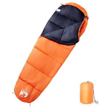 vidaXL Saco de dormir tipo momia de camping para adultos 3 estaciones