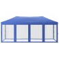 vidaXL Carpa para fiestas plegable con paredes laterales azul 3x6 m vidaXL Carpa para fiestas plegable con paredes laterales azul 3x6 m