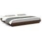vidaXL Estructura de cama con luces LED madera roble marrón 200x200 cm vidaXL Estructura de cama con luces LED madera roble marrón 200x200 cm