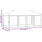 vidaXL Carpa para fiestas plegable con paredes laterales azul 3x6 m vidaXL Carpa para fiestas plegable con paredes laterales azul 3x6 m