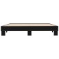 vidaXL Estructura de cama madera de ingeniería y metal negro 160x200cm vidaXL Estructura de cama madera de ingeniería y metal negro 160x200cm