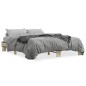 vidaXL Estructura cama madera ingeniería metal roble Sonoma 150x200 cm vidaXL Estructura cama madera ingeniería metal roble Sonoma 150x200 cm