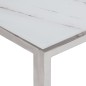 vidaXL Mesa de centro plateada acero inoxidable y vidrio templado vidaXL Mesa de centro plateada acero inoxidable y vidrio templado