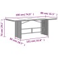 vidaXL Set comedor de jardín 9 pzas cojines ratán sintético gris claro vidaXL Set comedor de jardín 9 pzas cojines ratán sintético gris claro