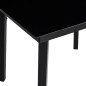 vidaXL Set de comedor de jardín 7 pzas y cojines ratán sintético negro vidaXL Set de comedor de jardín 7 pzas y cojines ratán sintético negro
