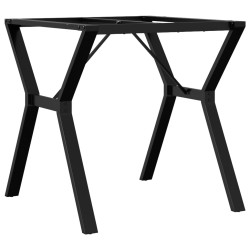 vidaXL Patas de mesa de comedor estructura Y hierro fundido 70x70x73cm