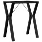 vidaXL Patas de mesa de comedor estructura Y hierro fundido 60x40x73cm vidaXL Patas de mesa de comedor estructura Y hierro fundido 60x40x73cm