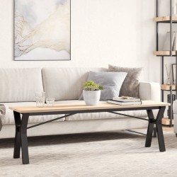 vidaXL Patas de mesa de centro estructura Y hierro fundido 140x30x43cm