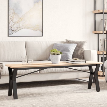 vidaXL Patas de mesa de centro estructura Y hierro fundido 140x30x43cm