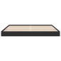 vidaXL Estructura de cama madera de ingeniería negra 200x200 cm vidaXL Estructura de cama madera de ingeniería negra 200x200 cm