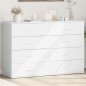 vidaXL Aparadores 2 uds madera de ingeniería blanco 60x39x80 cm vidaXL Aparadores 2 uds madera de ingeniería blanco 60x39x80 cm