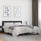 vidaXL Estructura de cama madera de ingeniería y metal negro 160x200cm vidaXL Estructura de cama madera de ingeniería y metal negro 160x200cm