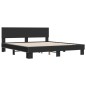 vidaXL Estructura de cama madera de ingeniería y metal negro 180x200cm vidaXL Estructura de cama madera de ingeniería y metal negro 180x200cm