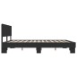 vidaXL Estructura de cama madera de ingeniería y metal negro 180x200cm vidaXL Estructura de cama madera de ingeniería y metal negro 180x200cm