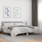 vidaXL Estructura cama madera ingeniería metal gris Sonoma 180x200 cm vidaXL Estructura cama madera ingeniería metal gris Sonoma 180x200 cm