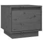 vidaXL Mesita de noche madera maciza de pino gris 35x34x32 cm vidaXL Mesita de noche madera maciza de pino gris 35x34x32 cm