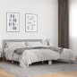 vidaXL Estructura cama madera ingeniería metal gris Sonoma 200x200 cm vidaXL Estructura cama madera ingeniería metal gris Sonoma 200x200 cm