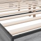 vidaXL Estructura cama madera ingeniería metal gris Sonoma 200x200 cm vidaXL Estructura cama madera ingeniería metal gris Sonoma 200x200 cm