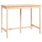 vidaXL Mesa alta de bar de madera maciza de pino 140x80x110 cm vidaXL Mesa alta de bar de madera maciza de pino 140x80x110 cm
