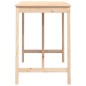 vidaXL Mesa alta de bar de madera maciza de pino 140x80x110 cm vidaXL Mesa alta de bar de madera maciza de pino 140x80x110 cm