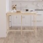 vidaXL Mesa alta de bar de madera maciza de pino 140x80x110 cm vidaXL Mesa alta de bar de madera maciza de pino 140x80x110 cm