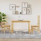 vidaXL Mesa de comedor Corona madera maciza de pino 112x60x75 cm vidaXL Mesa de comedor Corona madera maciza de pino 112x60x75 cm