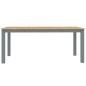 vidaXL Mesa de comedor Panama madera maciza de pino gris 180x90x75 cm vidaXL Mesa de comedor Panama madera maciza de pino gris 180x90x75 cm