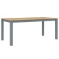 vidaXL Mesa de comedor Panama madera maciza de pino gris 180x90x75 cm vidaXL Mesa de comedor Panama madera maciza de pino gris 180x90x75 cm