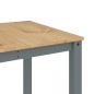 vidaXL Mesa de comedor Panama madera maciza de pino gris 180x90x75 cm vidaXL Mesa de comedor Panama madera maciza de pino gris 180x90x75 cm