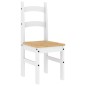 vidaXL Sillas de comedor 2 uds madera maciza pino blanco 40x46x99 cm vidaXL Sillas de comedor 2 uds madera maciza pino blanco 40x46x99 cm