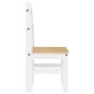 vidaXL Sillas de comedor 2 uds madera maciza pino blanco 40x46x99 cm vidaXL Sillas de comedor 2 uds madera maciza pino blanco 40x46x99 cm