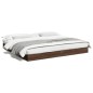 vidaXL Estructura de cama madera de ingeniería marrón roble 180x200 cm vidaXL Estructura de cama madera de ingeniería marrón roble 180x200 cm
