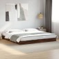vidaXL Estructura de cama madera de ingeniería marrón roble 180x200 cm vidaXL Estructura de cama madera de ingeniería marrón roble 180x200 cm