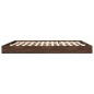 vidaXL Estructura de cama madera de ingeniería marrón roble 180x200 cm vidaXL Estructura de cama madera de ingeniería marrón roble 180x200 cm