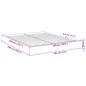 vidaXL Estructura de cama madera de ingeniería marrón roble 180x200 cm vidaXL Estructura de cama madera de ingeniería marrón roble 180x200 cm