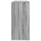 vidaXL Aparadores 3 uds madera contrachapada gris Sonoma