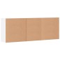 vidaXL Aparadores 3 uds madera contrachapada blanco vidaXL Aparadores 3 uds madera contrachapada blanco
