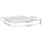 vidaXL Estructura de cama madera de ingeniería roble ahumado 180x200cm vidaXL Estructura de cama madera de ingeniería roble ahumado 180x200cm