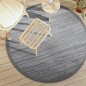 vidaXL Alfombra de exterior PP gris Ø160 cm vidaXL Alfombra de exterior PP gris Ø160 cm