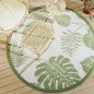 vidaXL Alfombra de exterior PP verde Ø160 cm vidaXL Alfombra de exterior PP verde Ø160 cm