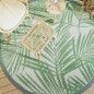 vidaXL Alfombra de exterior PP verde Ø200 cm