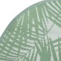 vidaXL Alfombra de exterior PP verde Ø200 cm