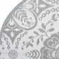 vidaXL Alfombra de exterior PP gris claro Ø160 cm vidaXL Alfombra de exterior PP gris claro Ø160 cm